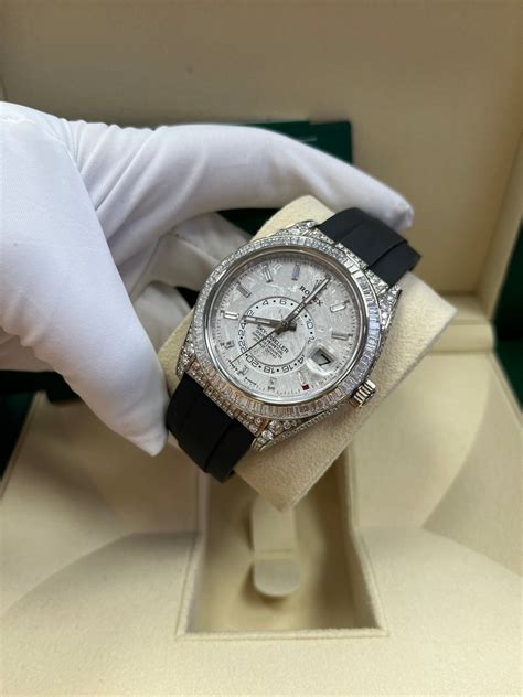 rolex sky-dweller meteorite|Rolex Sky-Dweller with diamonds.